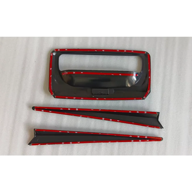 Di alta Qualità di Colore Nero Portellone di Coda Copertura Baule Posteriore Coperchio Trim per MITSUBISHI TRITON L200 2015-2019 Pickup Auto Accessori Auto