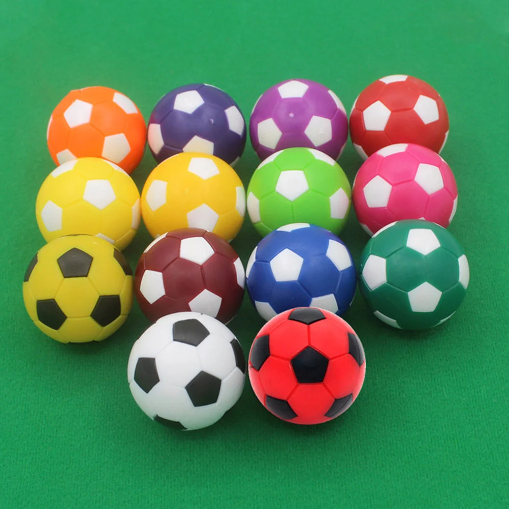 

16 Pcs Foosball Parts Kids Soccer Ball Football Table Machine Accessories Tabletop Supply Colorful Foosball Replacement Child