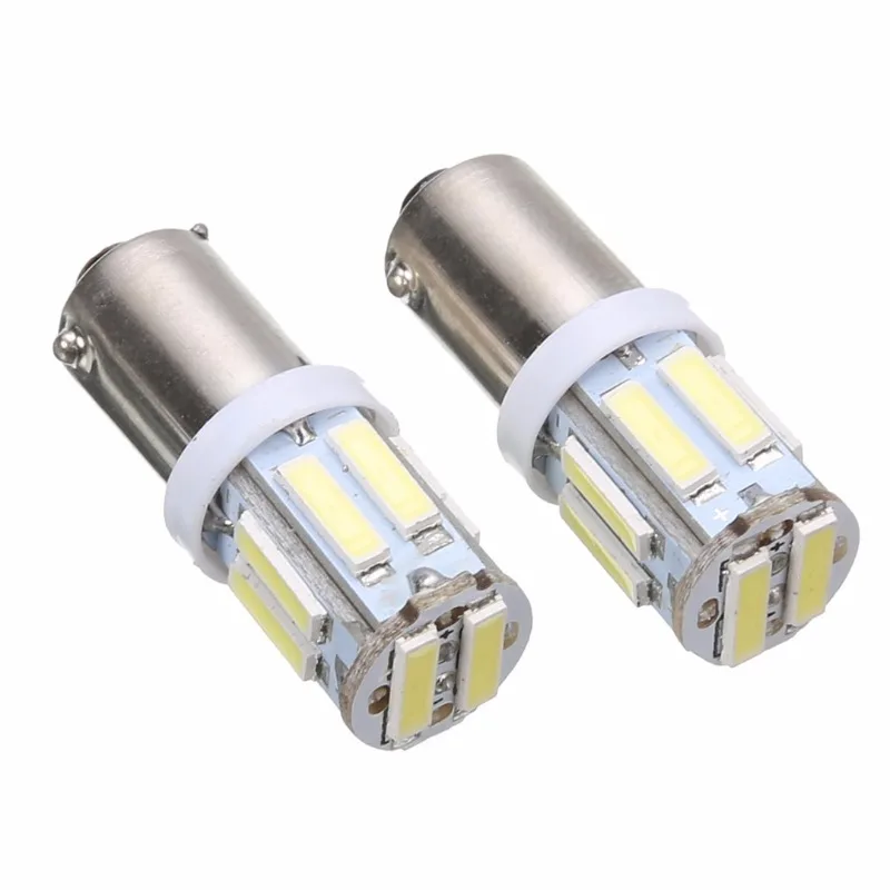 

10pcs BA9S 434 T4W 7020 10SMD Car Auto Interior Reading Lights Dome Lamp DC 12V White