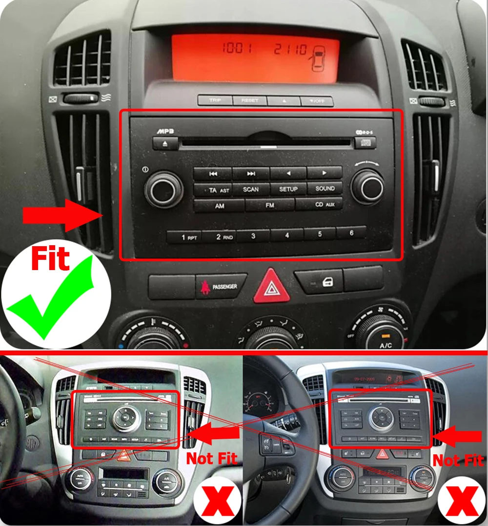 WITSON Android Stereo Car Radio Touch Screen OEM For KIA CEED 2007 2008 2009 Multimedia Player CarPlay Auto GPS Head Unit
