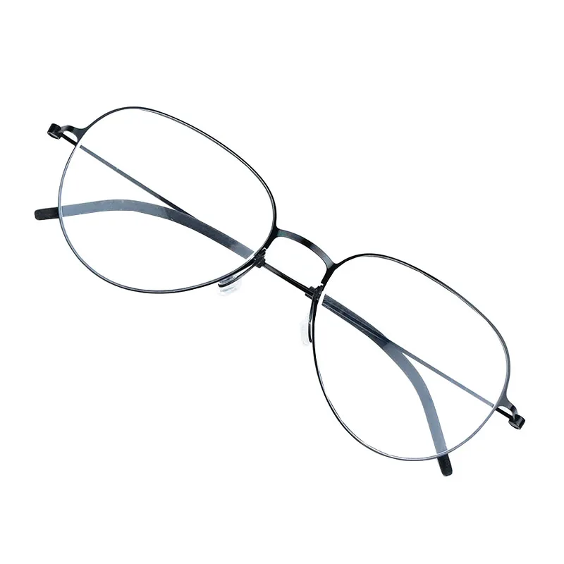 

Denmark Brand oval 5512 Thintitanium Glasses Frame Men Ultralight Screwless Frame Eyewear Women Eyeglasses Thin Edge Rim Fashion