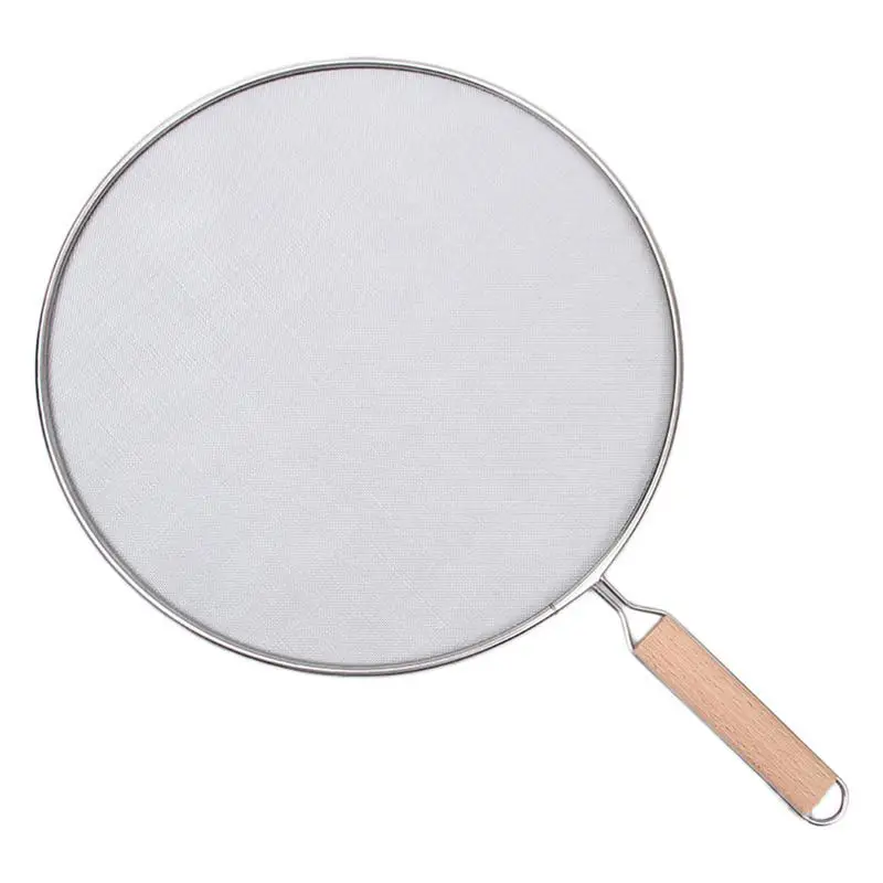 

Grease Splatter Screen Fine Mesh Oil Splatter Guard Skillet Splatter Shield Guards 1Pc Stainless Steel Fine Mesh For Frying Pan