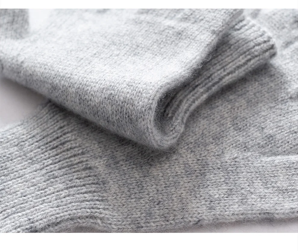 High Quality 100% Pure Cashmere Half Finger Gloves Women Soft Warm With Fourchettes Knitted Gloves For Driving Outdoor Sports