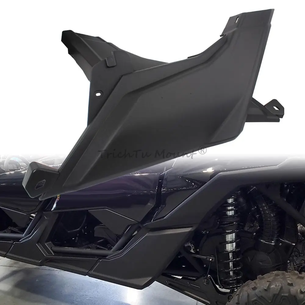 For Can-Am Maverick X3 Max 4 Seater Models 2017-2023 Rear Lateral Side Panel ATV UTV Accessories ABS Matte Black Left+Right