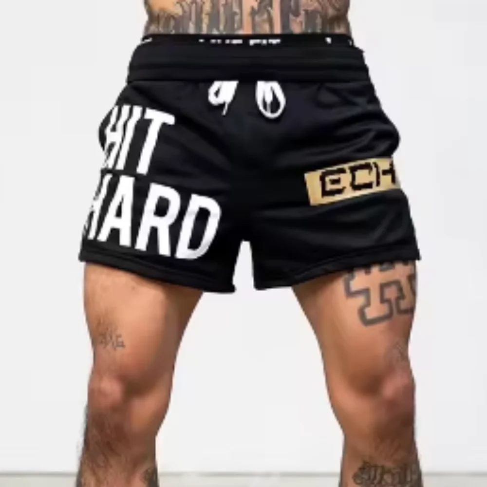 

2025 Gym Shorts Men Running Shorts Sport Homme Breathable Soft Tennis Workout Sportswear Mesh Short Pants Male Yoga Basketball