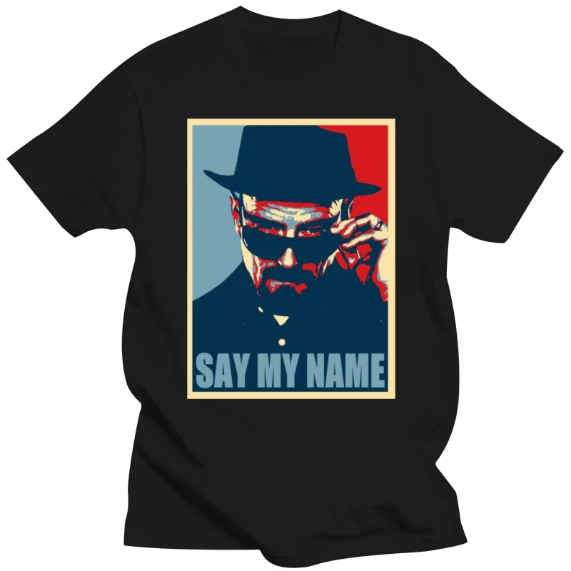 Heisenberg T Shirt Men Short Sleeve Graphic T-Shirt Cartoon Print Oversized T Shirts Big Cotton Tee Shirts Plus Size Tee Shirt