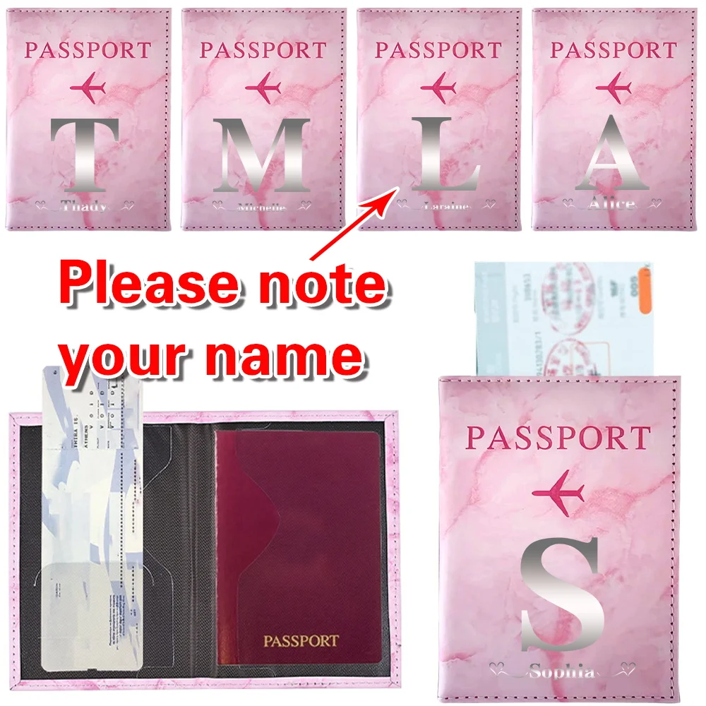 اسم مخصص غطاء جواز سفر تصميم خمر حامل تذكرة الهواء المحمولة الكلاسيكية بطاقة الائتمان جواز السفر حقيبة التخزين #1