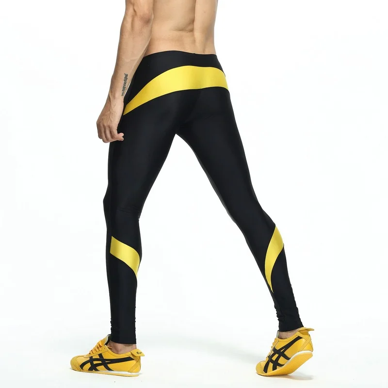 Running Tights Men\'s Compression Pants Fitness Tight Trousers Quick Dry Workout Leggings Gym Basic Layer Pants