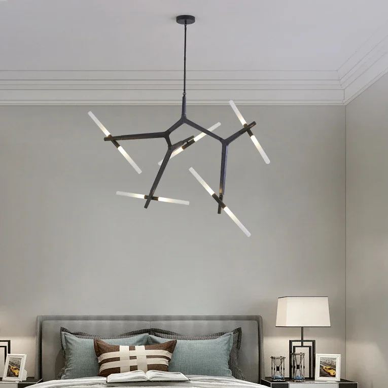 Ghjuyiumol arte nórdica pós-moderna estilo industrial italiano internet luz vermelha decoração luz luxo personalidade criativa herringb