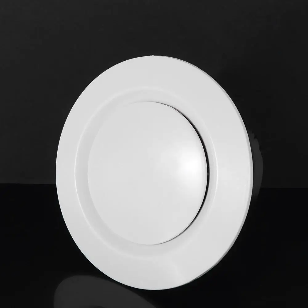 

Регулируемый круглый вытяжной клапан-вентилятор белый 75-200 мм, пластиковая решетка для настенного монтажа