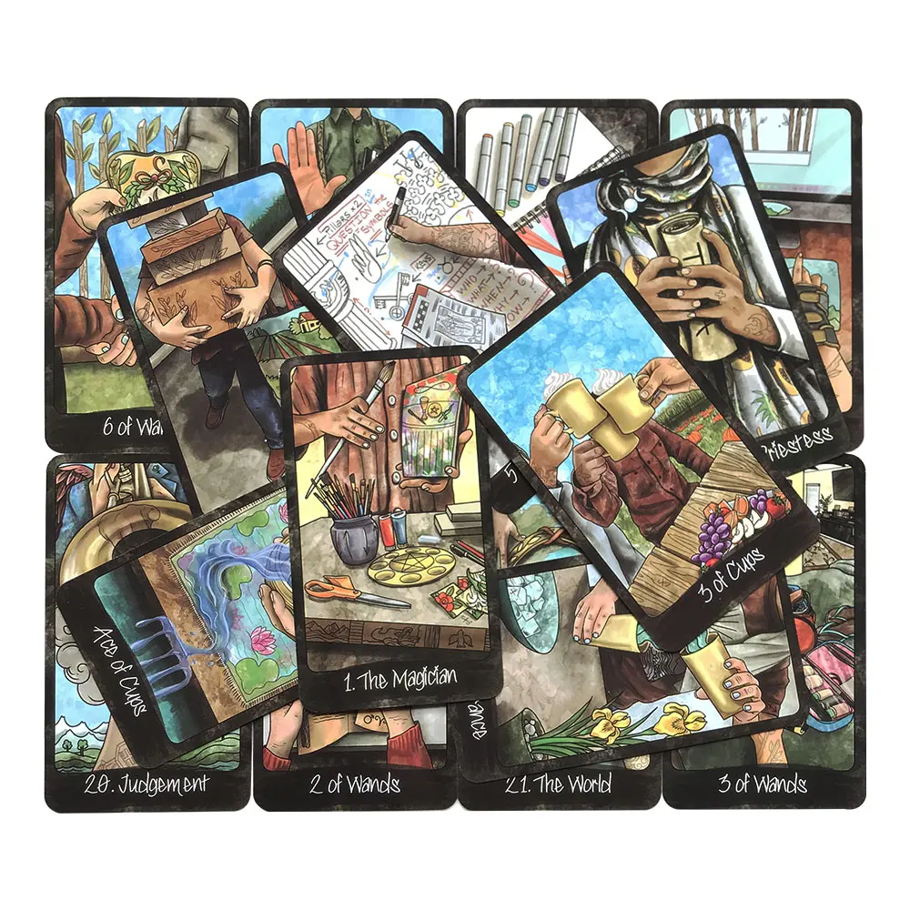 Hot selling Out Of Hand Tarot Leisure Entertainment Game Card Family Gathering Divination Deck Tarot Board Playing Game Card