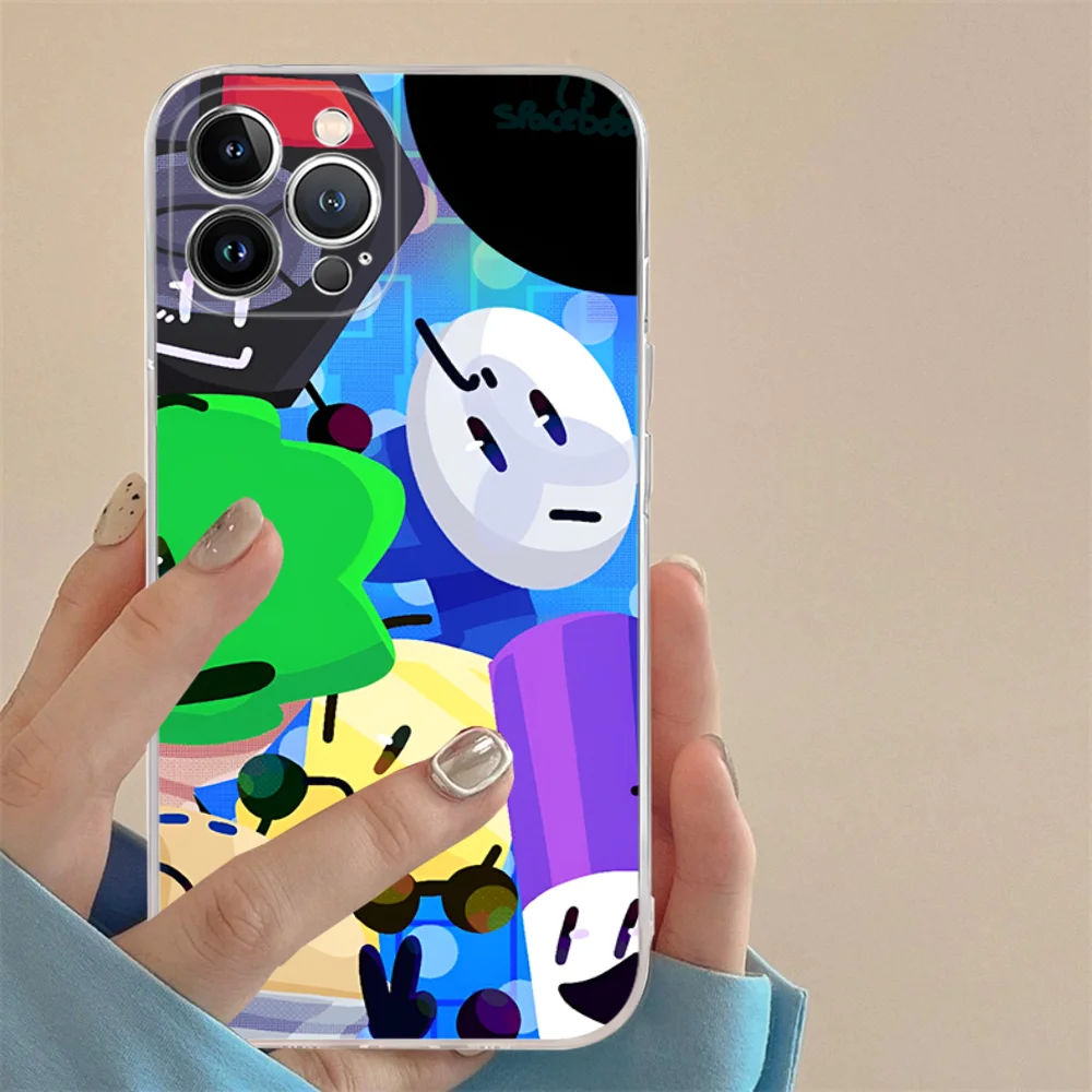 Bfdi Battle For Dream Island  Phone Case For iPhone 15 14 11 12 13 Mini Pro XS Max Cover 6 7 8 Plus X XR SE 2020 Funda Shell