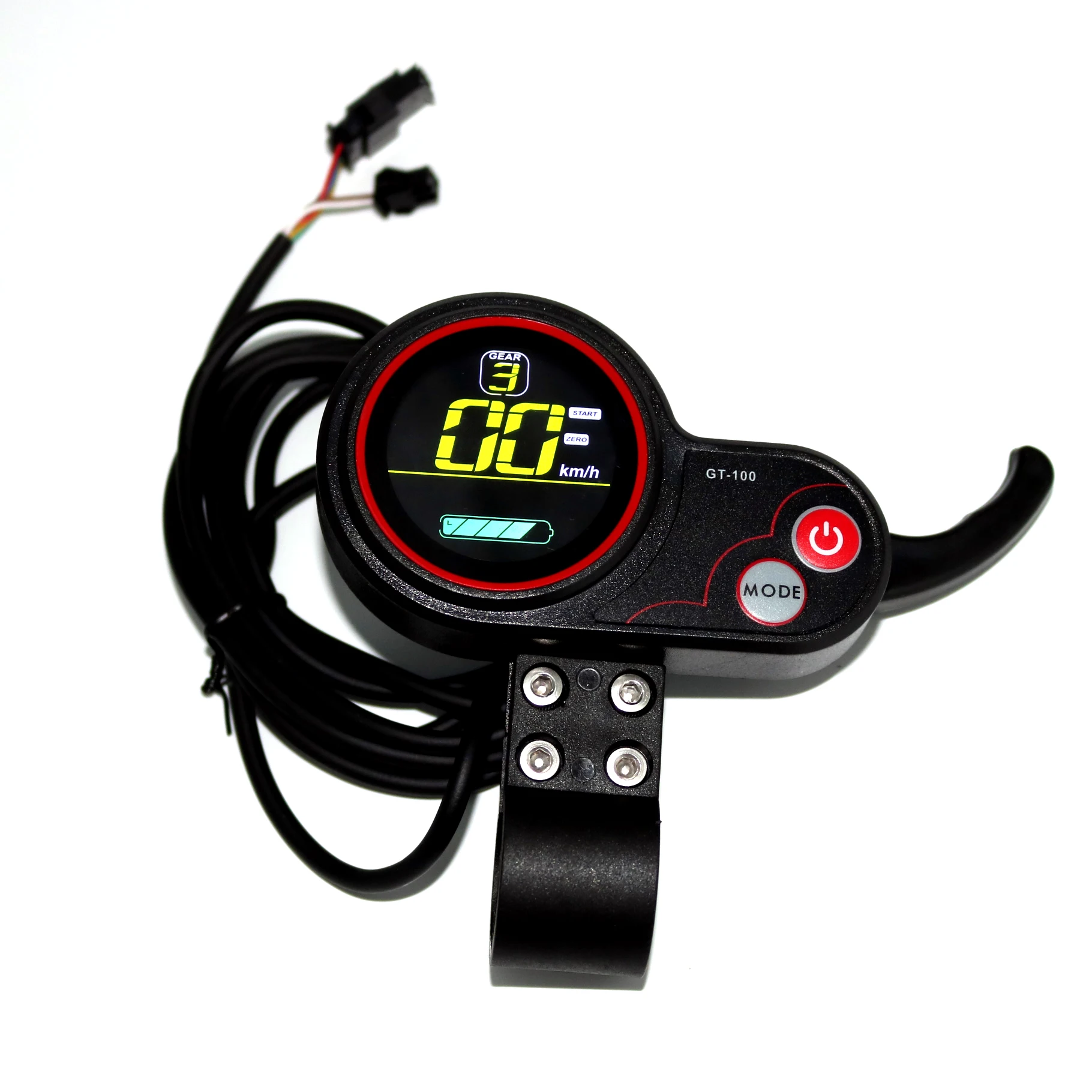 Six Mosfet 36V/48V60V 450/500W 25A BLDC Electric scooter controller E-bike 2 pcs brushless speed driver and 1Pcs GT-100 Display