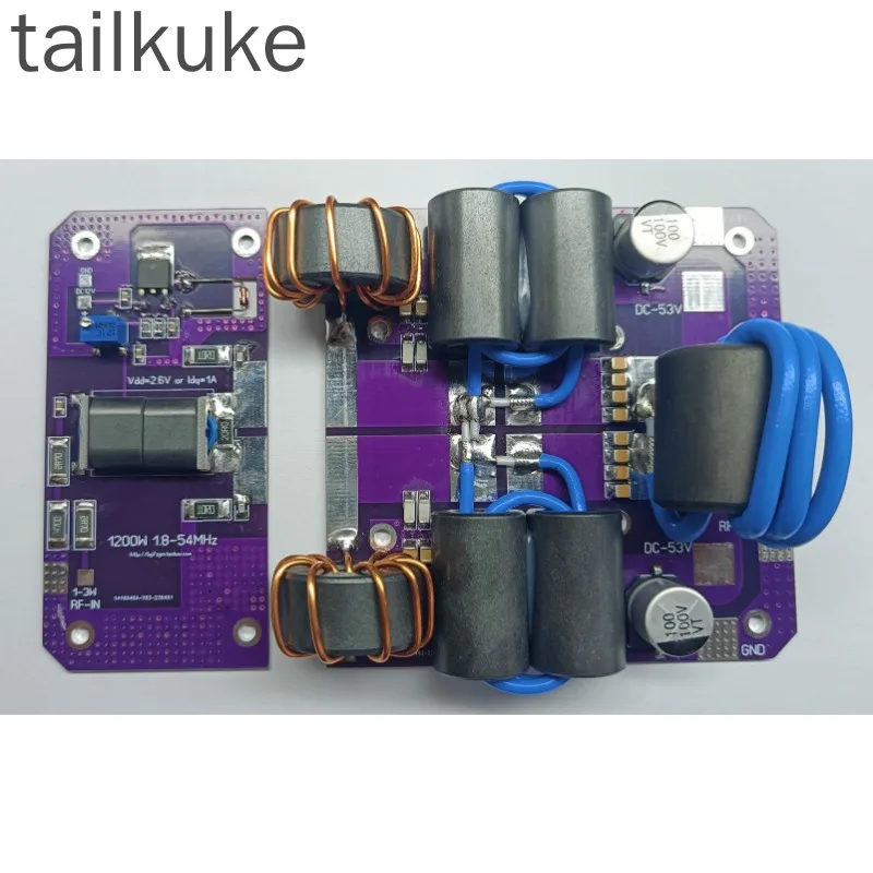 Shortwave Power Amplifier Board HF Amplifier Kit 1200W Power Amplifier Board MRFX1K80H Power Amplifier Board BLF188 Amplifier