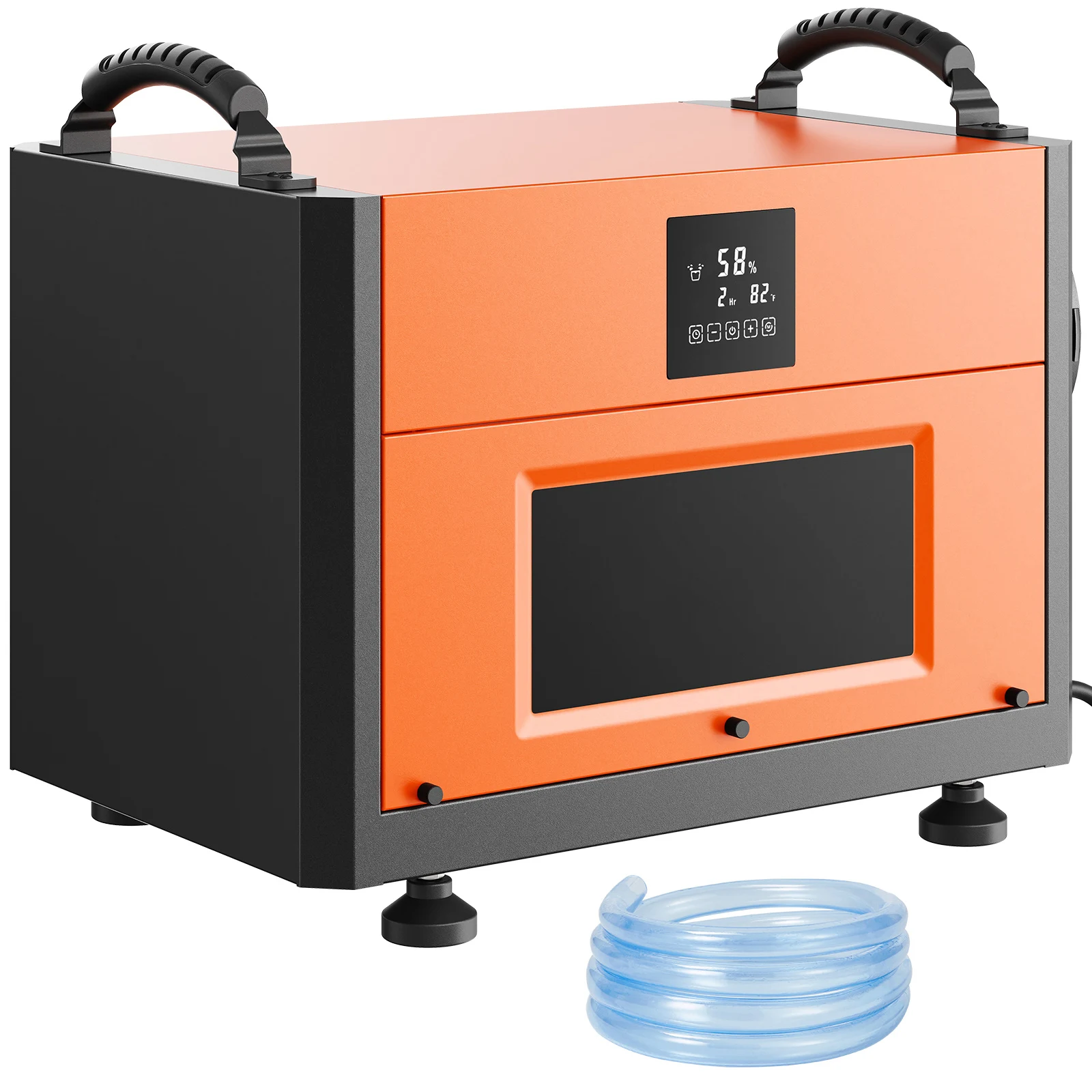 Deshumidificador comercial SucceBuy con manguera de drenaje para espacios para gatear, sótanos, almacén y sitios de trabajo, deshumidificador de gran capacidad