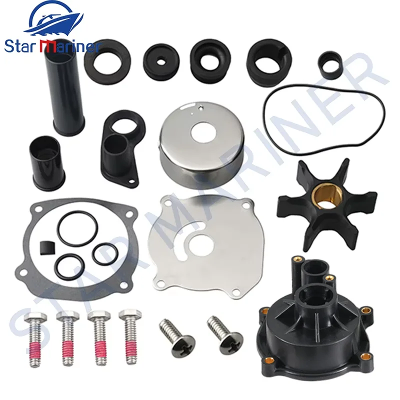 5001595 Water Pump Repair Kit 435929 With Housing For Evinrude Johnson Outboard Motor OMC BRP V4 V6 V8 75-250HP Boat Engine Part