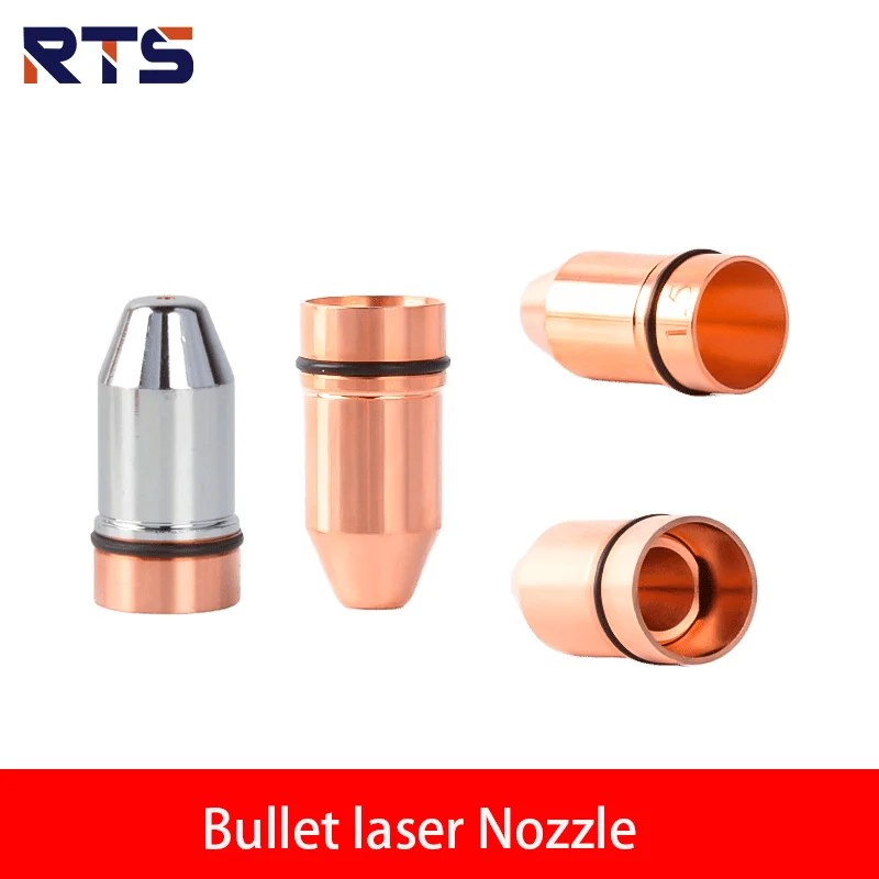RTS 10PCS/Pack cutting nozzles, bullet-shaped style E, single and double-layer types, accessories for cutting machines.
