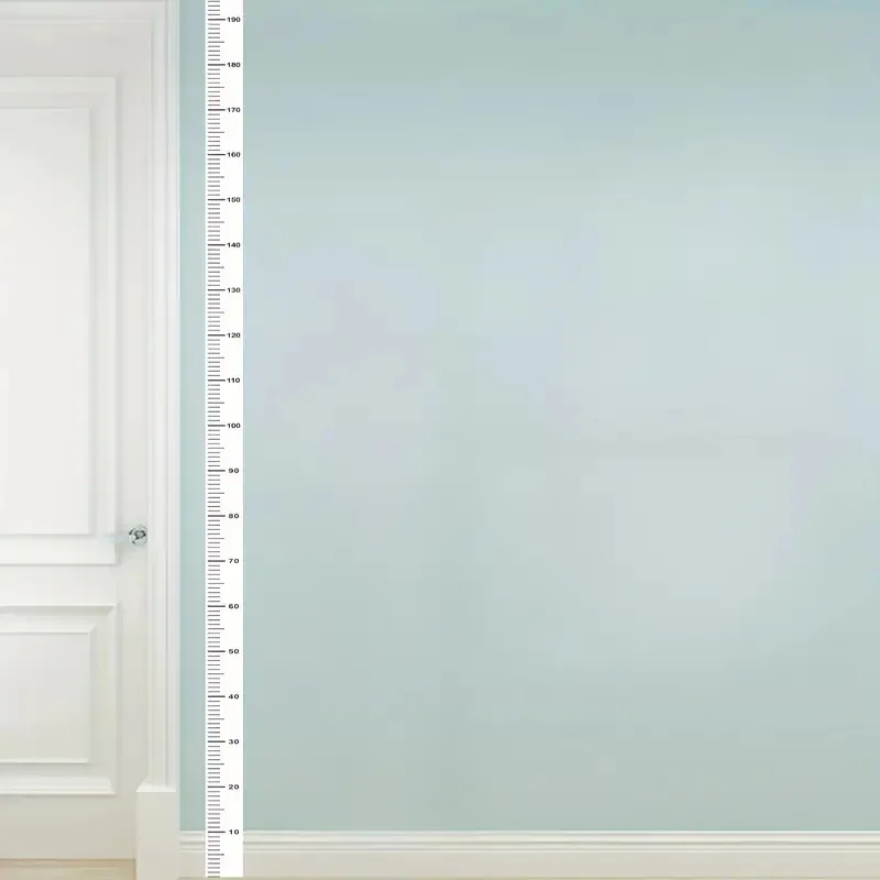 2 m lange Wandhöhen-Messkarte – leicht ablesbares, langlebiges PC-Material, beschreibbar und abnehmbar, ideal für Wanddekorationen in Raumdekoration – Detail 8