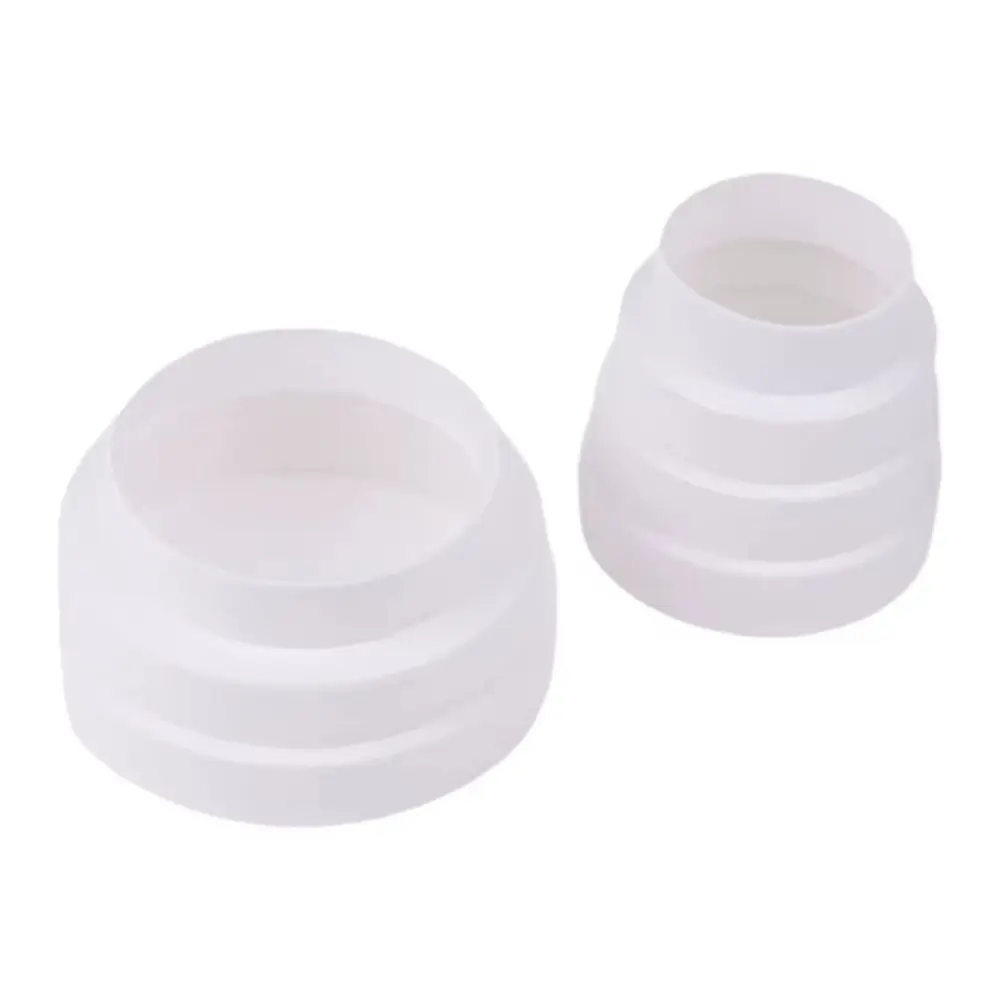 1Pcs Durable Multi Reducer Extractor Fan Pipe For Fan Ventilation White Fan Pipe Connector 80/100/110/120/150/160mm Exhaust Duct