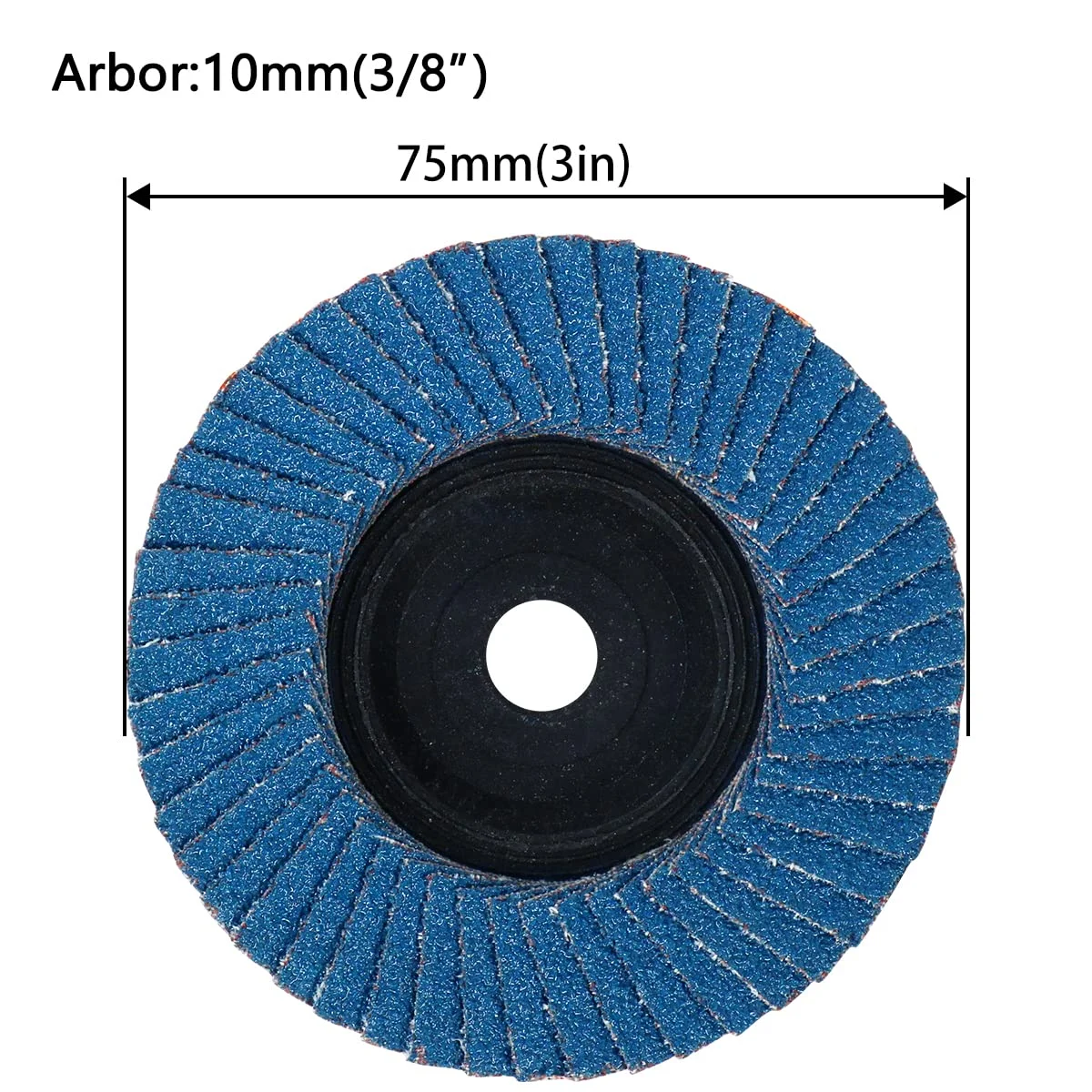 

75mm Grinding Wheels 3inch Flap Discs For Angle Grinder Metal 40# 60# 80# 120# Sanding Grinding Wheels Wood Cutting Grind 1PC