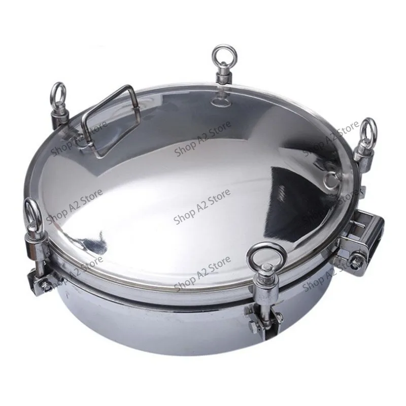 304 Stainless Steel Pressure Manhole Cover Round Reactor Tank Observation High Pressure Manhole
