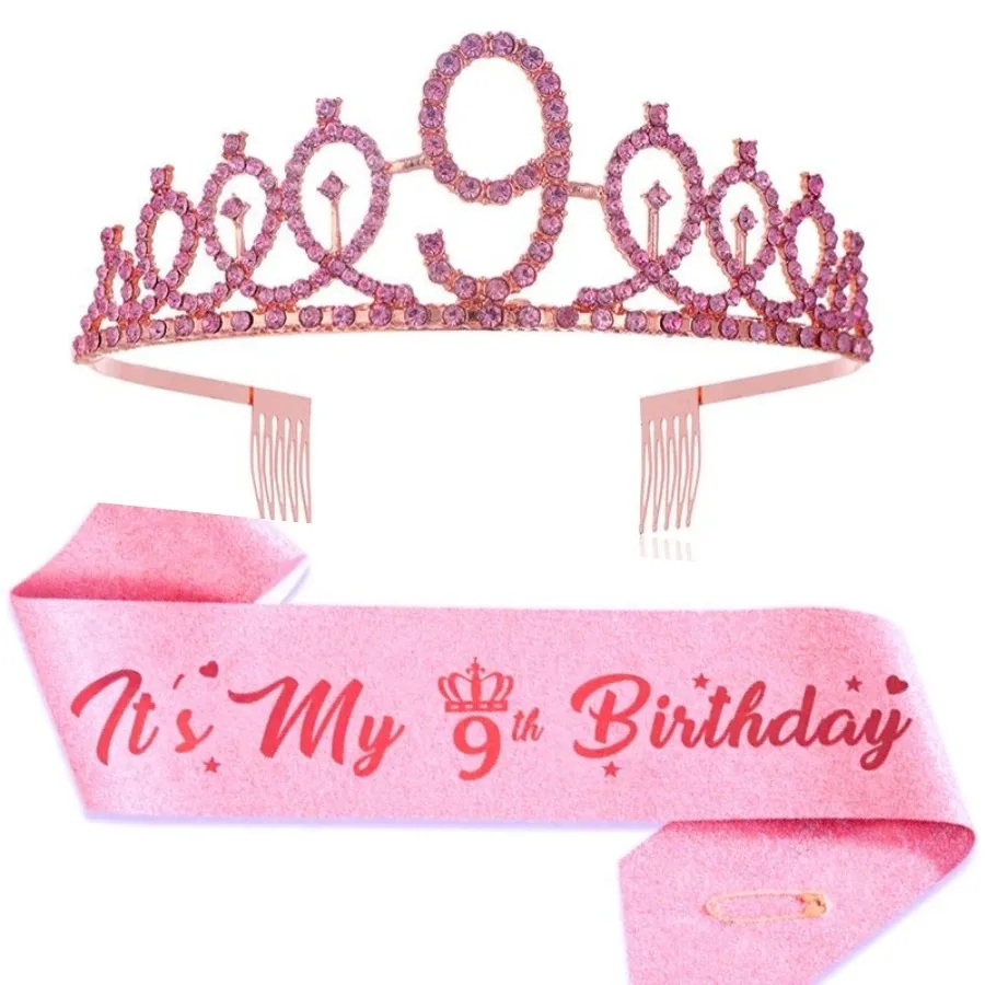 "This Is My" Birthday Tiara & Sash