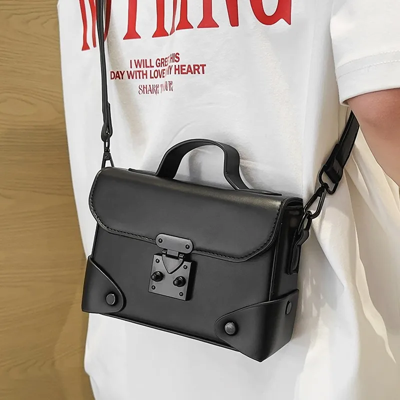 

Men's messenger bag, high-end fashion brand design, niche small square bag, women's shoulder bag, excellent quality