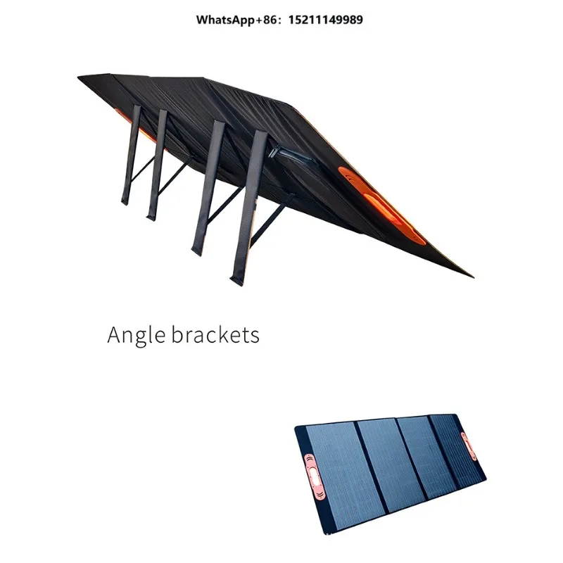 400W Foldable Solar Panel Portable Outdoor Charger Blue/Black Model Kan