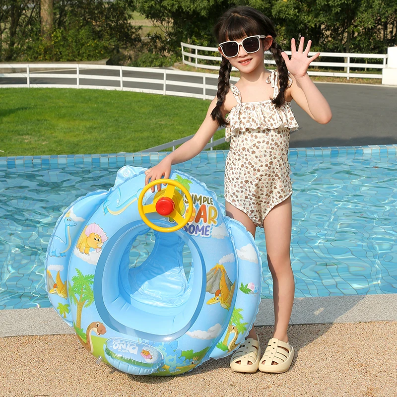 Toddler Pool Float para bebê, Anel de natação para crianças, Brinquedos de praia para festa, 1pc