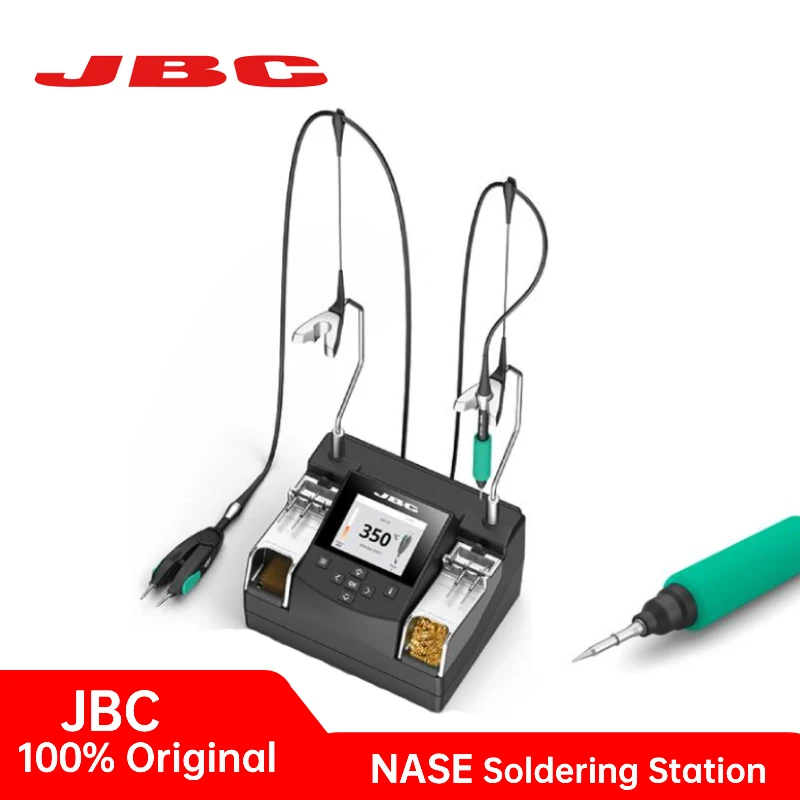 

Original JBC Nano NASE Duplex Rework Soldering Station 2 Handle Use C115 Soldering Tips High-precision Component Repair Welding