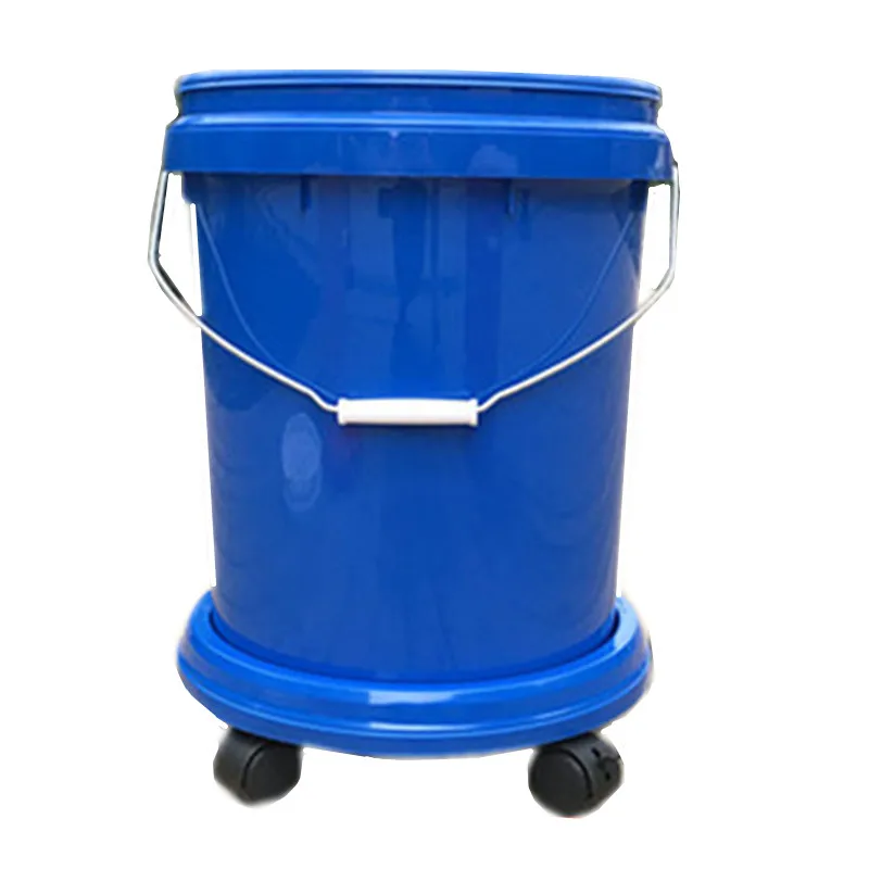 Round bucket with pulleys, outdoor hotel kitchen, sanitation, trash can, cleaning, laundry, foot soaking, large bucket