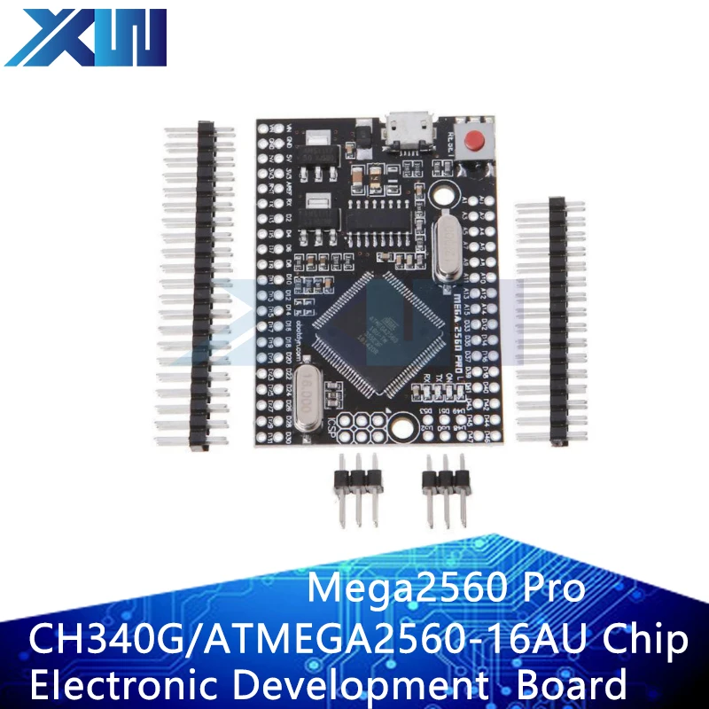 Mega 2560 PRO MINI 5V (Embed) CH340G ATmega2560-16AU with male pinheaders Compatible for arduino Type-C Micro interface