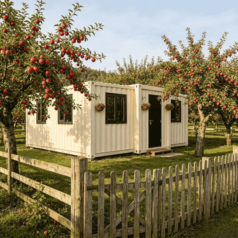 Expandable Modular Container House 20ft Foldable Tiny Home Prefab Portable Mobile Office Quick Build