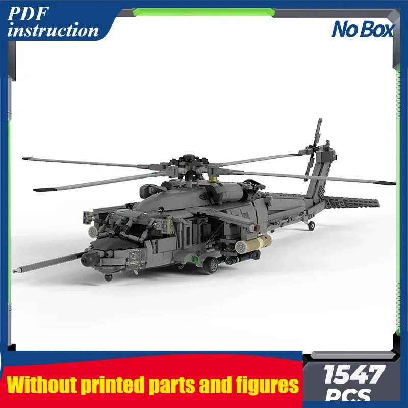 ตัวต่อโมเดลเฮลิคอปเตอร์ MH-60L แบล็คฮอว์ก ของเล่นเด็ก ประกอบเองได้