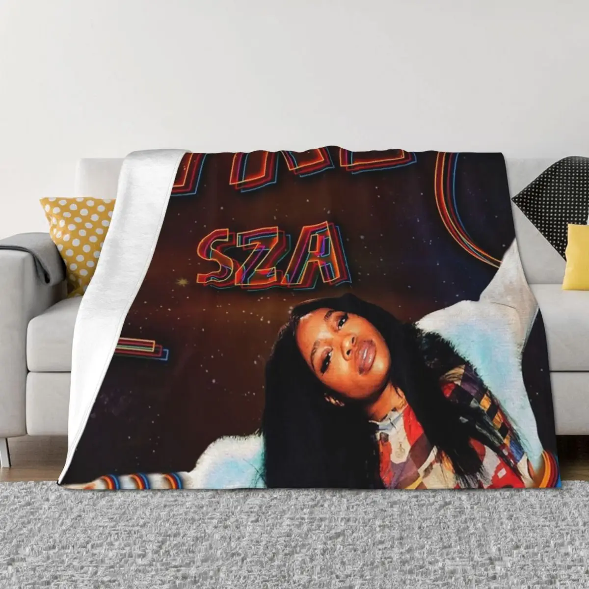 

SZA Ctrl Poster Throw Blanket blankets and throws Vintage Beach Blankets For Bed Blankets