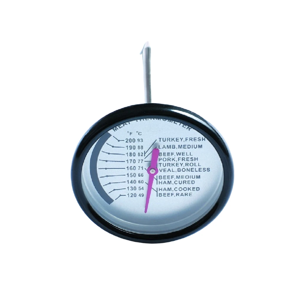 قطعتان من موازين حرارة الفرن المصنوعة من الفولاذ المقاوم للصدأ، قرص كبير 0-300 ° ج 32-572 ° F، مقاوم للماء، مقاوم للضباب، دقيق للخبز وأداة الشواء #3