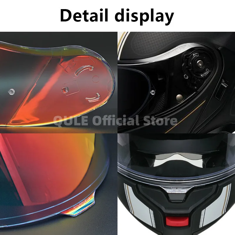 Neotec 3 CNS-3C Motorcycle Helmet Visor Full Face Replacement for SHOEI Neotec3 CNS-3C Visor Moto Interchangeable High Quality
