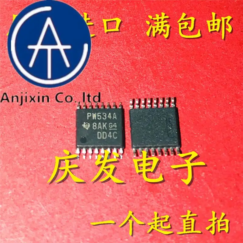 

10 шт. 100% оригинал, новый в наличии TCA9534APWR TCA9534 шелкографияPW534A TSSOP-16