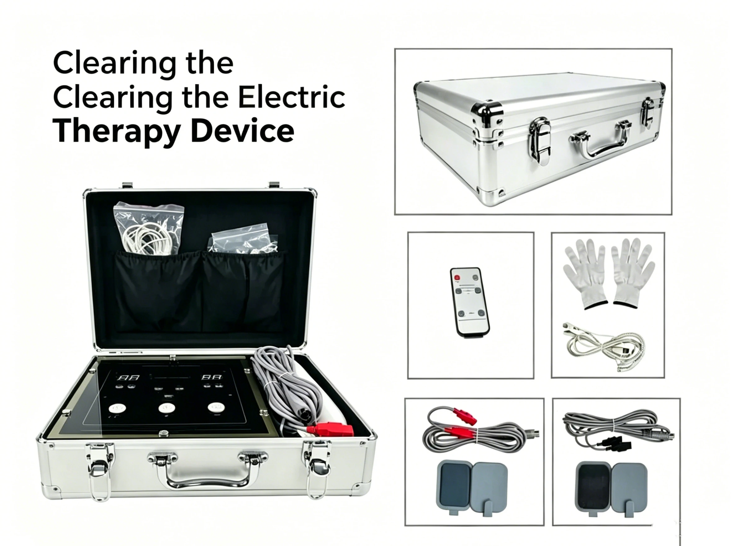 Dredging Electric Therapy Device, Bioelectric Massager, Human Body Control Dredging Electric Therapy Beauty Device