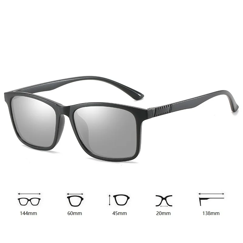 Ultra light TR90 Frame Sunglasses Men Women Luxury Brand Designer Sun Glasses Driving Rectangle Vintage Eyewear