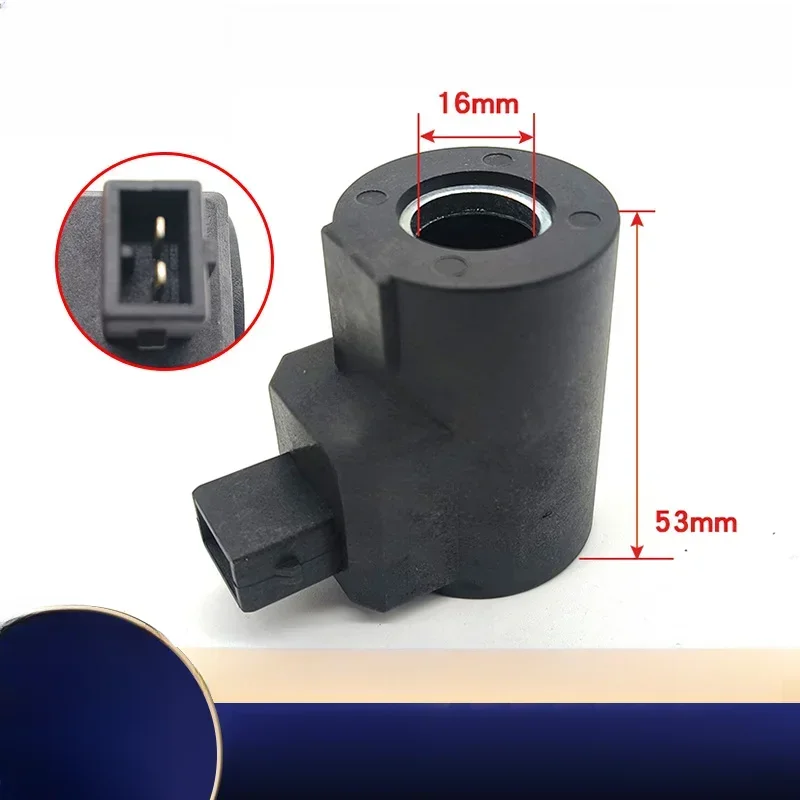 1pc For 24V Solenoid Valve 17W Coil Excavator Loader Parts 10333044 Replacement For Hydraulic Systems