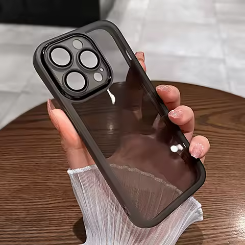 Soft Silicone Phone Case For Samsung Galaxy S25 S24 S23 S22 Note 20 Ultra S21 Plus S20 FE Camera Protection Transparent Cover