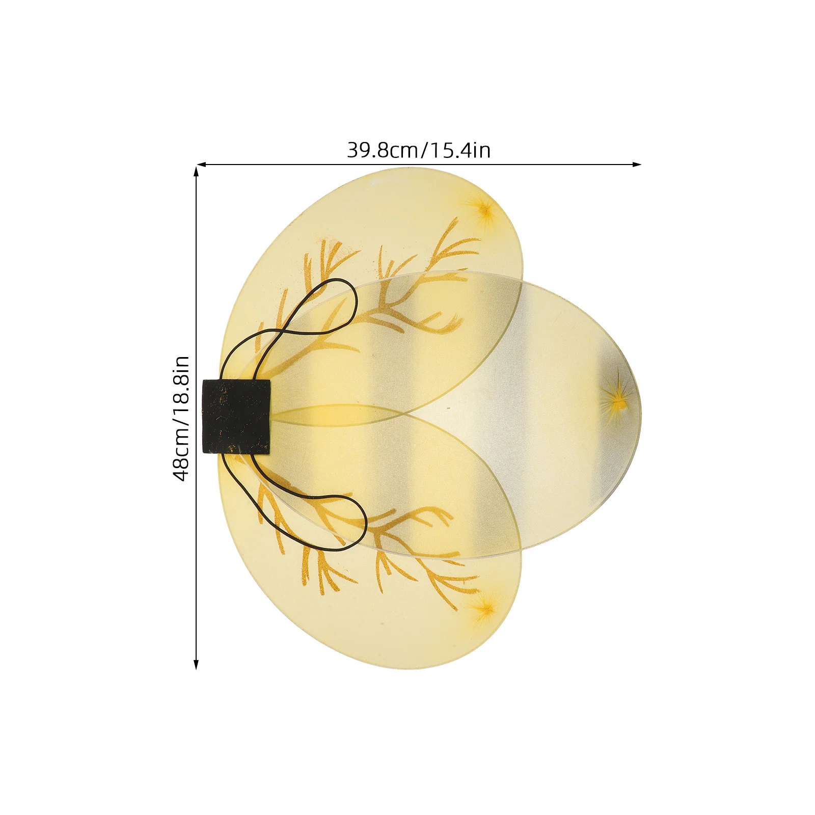 Bee Wings Costume For Kids Bumblebee Toddler Girl Boy Cosplay Dress Up Accessory Insect Party Christmas Fancy Outfit