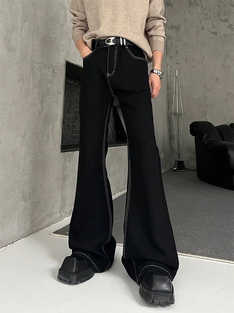 High Waist Cleanfit Jeans Youthful Trendy Design Skinny Legging Pants Casual Wear Long Micro Flared Durable Denim Jeans