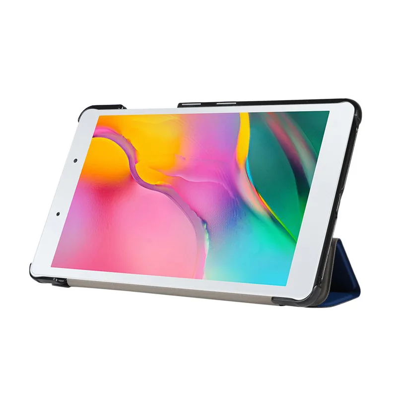Case for Samsung Galaxy Tab A 8.0 2019 (SM-T290/T295) Tablet, Tri-fold Flip Durable Leather Shell Portable Protective Sleeve