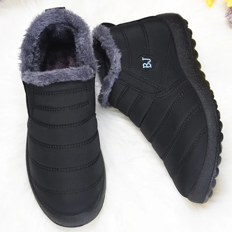ELUVA Men Snow Boots Thermal Waterproof Winter Boots Anti Slip Outdoor Shoes for Men Warm Comfortable Lightweight Hunting Boots