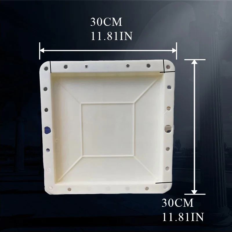 High Quality Paving Stone Cement Tiles Plastic Mold Concrete Block Molds 30cm 11.81in New Product Pavement Mould
