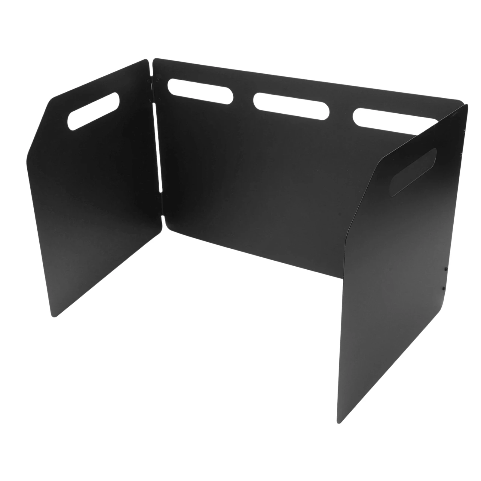 Energy Saving Foldable Windshield for Camping Stove Offering Stability and Compact Storage for Efficient Outdoor Cooking