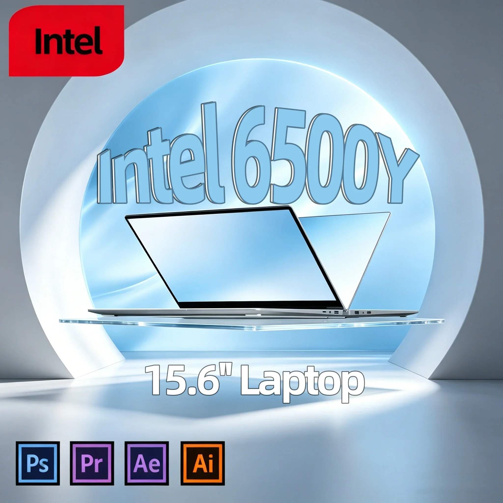 High Configuration 15.6" Latest Portable PC Intel 6500Y 120Hz IPS Display 32GB RAM Long-life Battery Office Laptop
