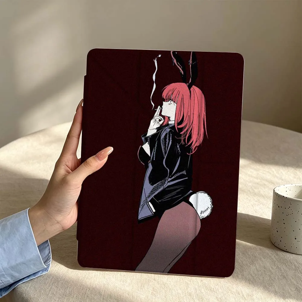 Anime Bunny Girl Soft For Samsung Galaxy Tab S6 S7 S8 S9 S10 A8 A9 A11 Lite FE Plus 3Y Tablet Case